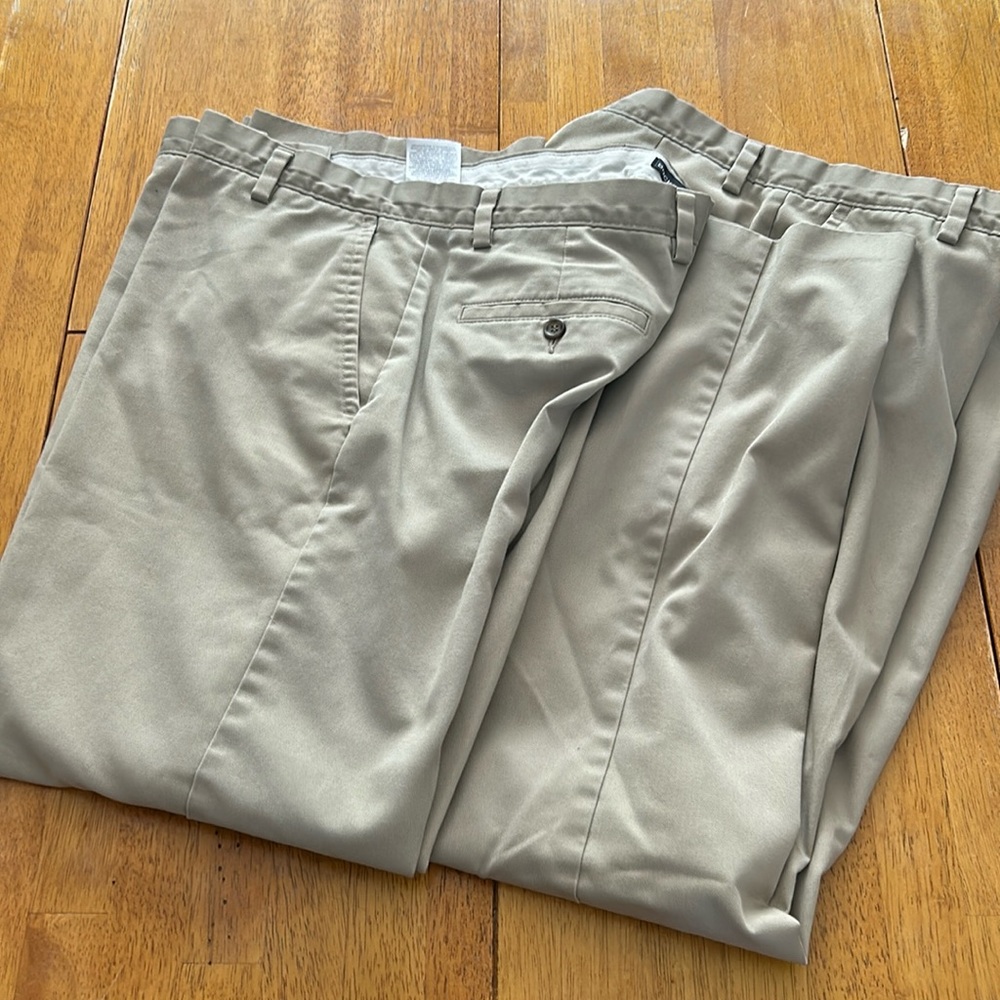 Bundle of Two Pair Dockers Classic Fit Khakis - 38 x 30